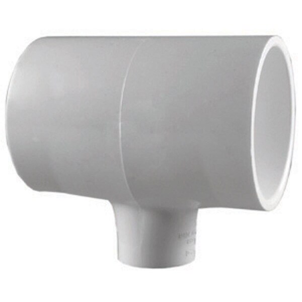 Charlotte Pipe And Foundry Charlotte Pipe Schedule 40 4 in. Slip x 4 in. Dia. Slip PVC Reducing Tee 46224 - main
